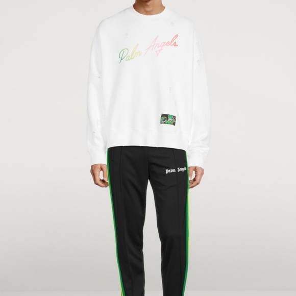 PALM ANGELS Oversized Miama Logo Sweatshirt - UNISEX - Picture 2 of 8